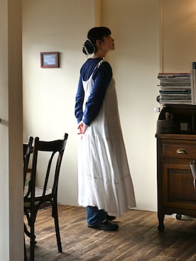 「Snow Peak（スノーピーク）のアイテム」を使った、me youさん（レディース・165cm）の春コーディネート