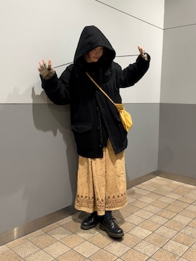 「TEMBEA（テンベア）のアイテム」を使った、me youさん（レディース・165cm）の冬コーディネート