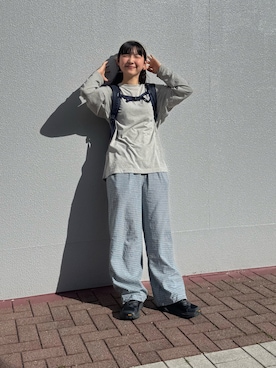 「mont-bell（モンベル）のアイテム」を使った、me youさん（レディース・165cm）の春コーディネート