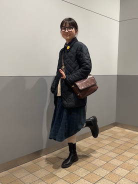 「アイテム（ワンピース/ドレス）」を使った、me youさん（レディース・165cm）の冬コーディネート