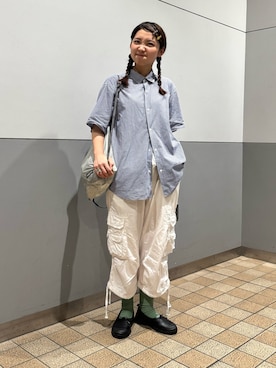 「アイテム（その他シューズ）」を使った、me youさん（骨格ウェーブ・レディース・165cm）の夏コーディネート