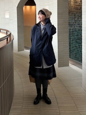 「COMME des GARCONS（コムデギャルソン）のアイテム（バッグ）」を使った、me youさん（レディース・165cm）の春コーディネート