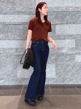 「nissen（ニッセン）のアイテム」を使った、reiさん（レディース・173cm）の春コーディネート