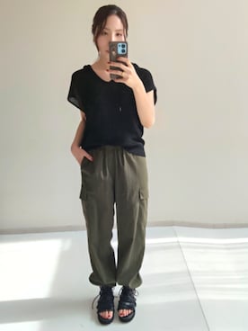 「nissen（ニッセン）のアイテム」を使った、reiさん（レディース・173cm）の夏コーディネート