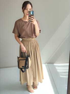 「nissen（ニッセン）のアイテム」を使った、reiさん（レディース・173cm）の夏コーディネート
