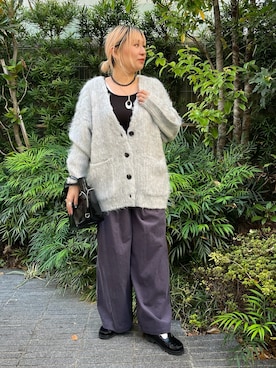 「アイテム（タンクトップ）」を使った、micoさん（レディース・155cm）の秋コーディネート