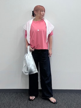 「collex（コレックス）のアイテム」を使った、micoさん（レディース・155cm）の夏コーディネート