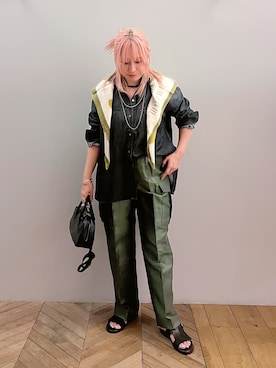 「collex（コレックス）のアイテム」を使った、micoさん（レディース・155cm）の秋コーディネート