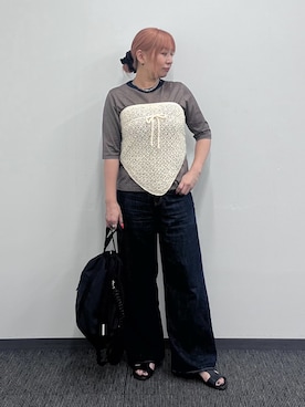 「collex（コレックス）のアイテム」を使った、micoさん（レディース・155cm）の夏コーディネート