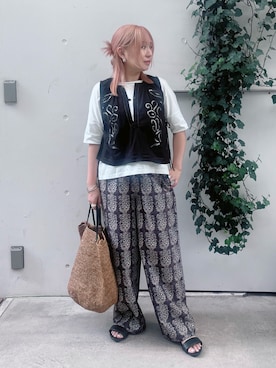 micoさん（レディース・155cm）の夏コーディネート