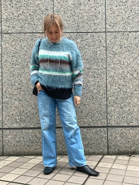 「冬服コーデ」｜「アイテム（アクセサリー）」を使った、micoさん（レディース・155cm）の冬コーディネート