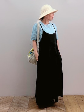 「collex（コレックス）のアイテム」を使った、micoさん（レディース・155cm）の夏コーディネート