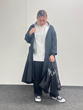 「collex（コレックス）のアイテム（その他アウター）」を使った、micoさん（レディース・155cm）の春コーディネート