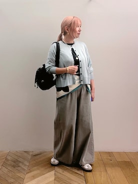 「collex（コレックス）のアイテム」を使った、micoさん（レディース・155cm）の秋コーディネート