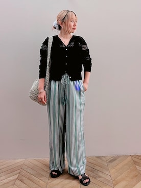 「collex（コレックス）のアイテム」を使った、micoさん（レディース・155cm）の夏コーディネート