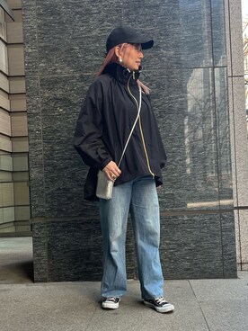 「collex（コレックス）のアイテム（ブルゾン）」を使った、micoさん（レディース・155cm）の春コーディネート