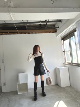 yukariさん（レディース・159cm）の冬コーディネート