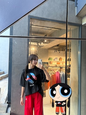 「アイテム（ビーチサンダル）」を使った、canonさん（レディース・164cm）の夏コーディネート