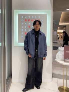 「SENSE OF PLACE by URBAN RESEARCH（センスオブプレイスバイアーバンリサーチ）のアイテム（ジャケット/アウター）」を使った、kimura1114さん（メンズ・168cm）の冬コーディネート