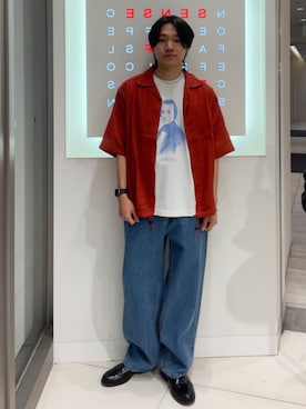 「アイテム（その他シューズ）」を使った、kimura1114さん（メンズ・168cm）の夏コーディネート