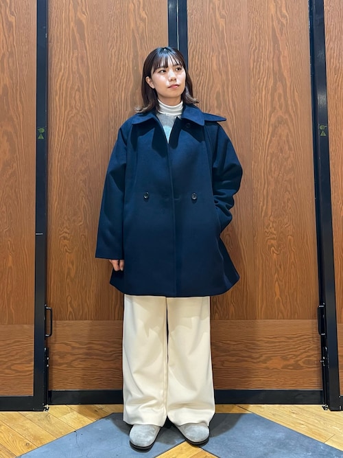 セール】【再入荷】『UR TECH』ミドル丈コート｜冬服/暖かい/吸光発熱