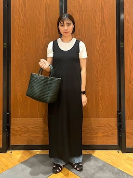 「PETIT BATEAU（プチバトー）のアイテム」を使った、YURIEさん（レディース・155cm）の夏コーディネート