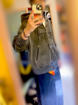 「アイテム（ブレスレット）」を使った、ponyo104さん（メンズ・165cm）の秋コーディネート