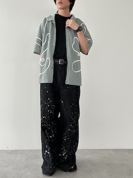 「ANEDIST（アンディスト）のアイテム」を使った、Green Parks officialさん（メンズ・171cm）の春コーディネート