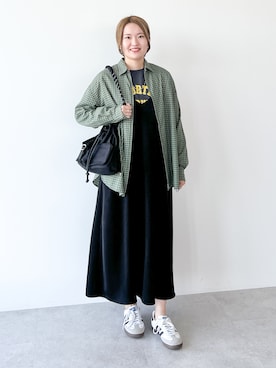 「アイテム（チュニック）」を使った、Green Parks officialさん（レディース・158cm）の秋コーディネート