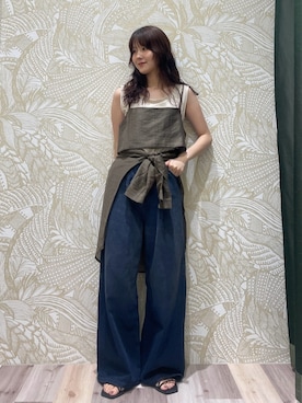 「Green　Parks（グリーンパークス）のアイテム」を使った、Green Parks officialさん（レディース・160cm）の秋コーディネート