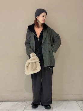 「Green　Parks（グリーンパークス）のアイテム」を使った、Green Parks officialさん（レディース・161cm）の秋コーディネート