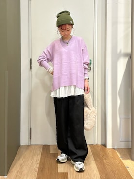 「Green　Parks（グリーンパークス）のアイテム」を使った、Green Parks officialさん（レディース・163cm）の秋コーディネート