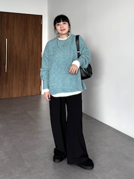 「Green　Parks（グリーンパークス）のアイテム」を使った、Green Parks officialさん（レディース・155cm）の秋コーディネート