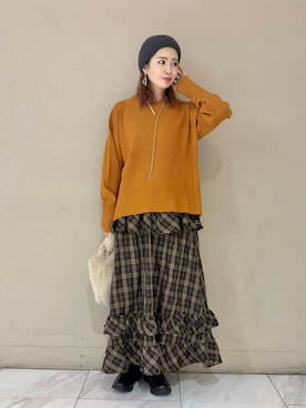 「Green　Parks（グリーンパークス）のアイテム」を使った、Green Parks officialさん（レディース・161cm）の秋コーディネート