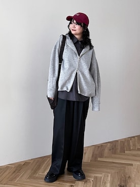 「Green　Parks（グリーンパークス）のアイテム（その他パンツ）」を使った、Green Parks officialさん（レディース・157cm）の秋コーディネート