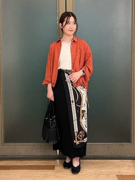 「Green　Parks（グリーンパークス）のアイテム」を使った、Green Parks officialさん（レディース・160cm）の秋コーディネート