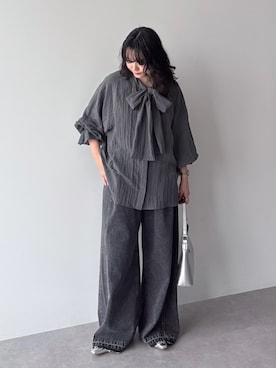 「ブラウスコーデ」｜Green Parks officialさん（レディース・157cm）の秋コーディネート