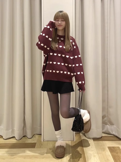 OTO.HA.ベロアスパンコールショルダーバック