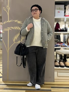 「Green　Parks（グリーンパークス）のアイテム」を使った、Green Parks officialさん（レディース・168cm）の秋コーディネート