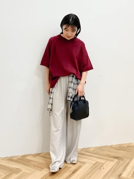 「Green　Parks（グリーンパークス）のアイテム」を使った、Green Parks officialさん（レディース・154cm）の秋コーディネート