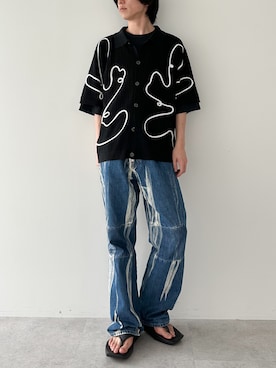 「ANEDIST（アンディスト）のアイテム」を使った、Green Parks officialさん（メンズ・171cm）の春コーディネート