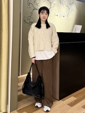 「Green　Parks（グリーンパークス）のアイテム」を使った、Green Parks officialさん（レディース・161cm）の秋コーディネート