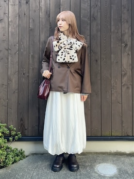 「Green　Parks（グリーンパークス）のアイテム」を使った、Green Parks officialさん（レディース・168cm）の秋コーディネート