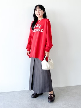 「アイテム（チュニック）」を使った、Green Parks officialさん（レディース・157cm）の秋コーディネート