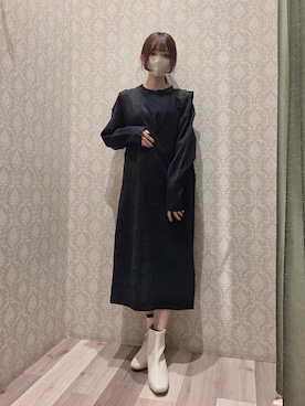 「Green　Parks（グリーンパークス）のアイテム」を使った、Green Parks officialさん（レディース・155cm）の秋コーディネート