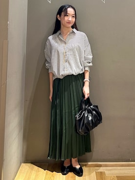「Green　Parks（グリーンパークス）のアイテム」を使った、Green Parks officialさん（レディース・156cm）の秋コーディネート