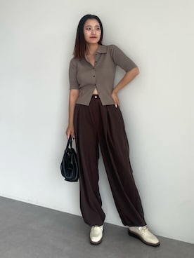 「Sugar spoon（シュガースプーン）のアイテム」を使った、Green Parks officialさん（レディース・170cm）の夏コーディネート