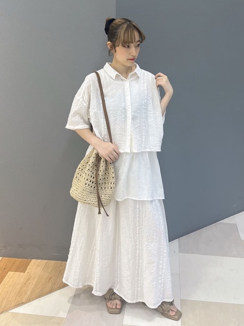 【関税込み】JOHANNA PARV グリーン スカート トラウザーズ チャムス CHUMS ツータックワイドスカートライト(レディース