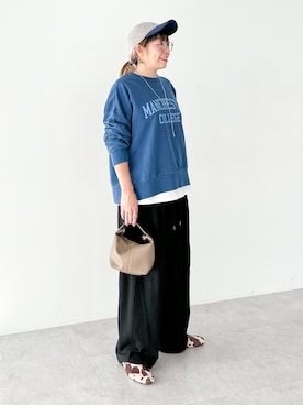 「Green　Parks（グリーンパークス）のアイテム」を使った、Green Parks officialさん（レディース・154cm）の秋コーディネート