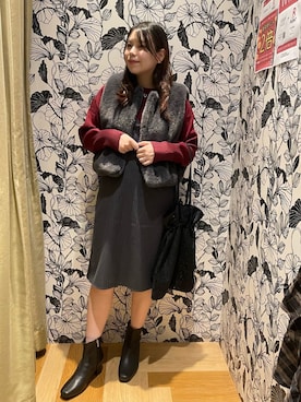 「Green　Parks（グリーンパークス）のアイテム」を使った、Green Parks officialさん（レディース・158cm）の秋コーディネート